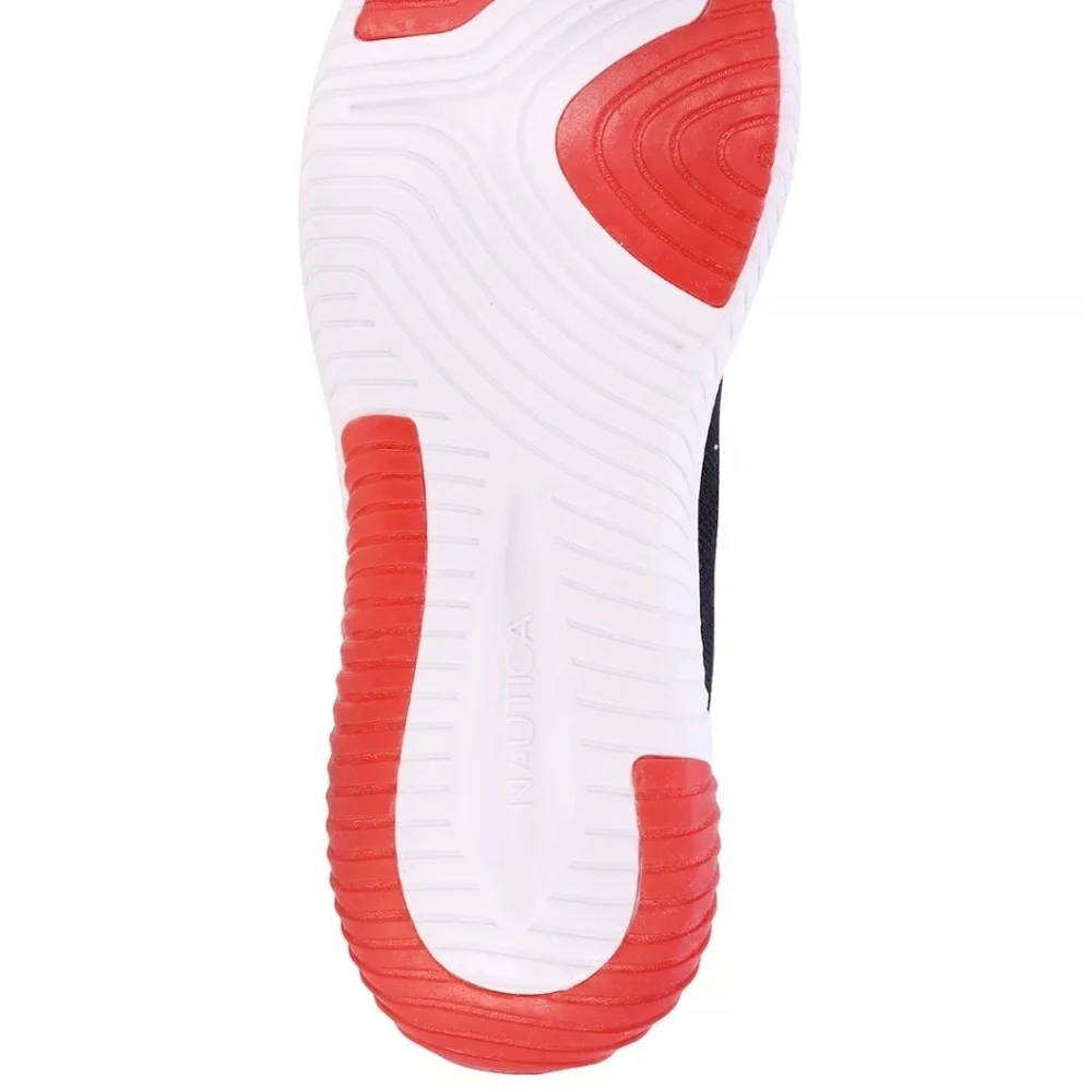 Nautica Sevier Sneaker | Men's | Black/Red | Size 9 | Sneakers | New